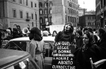 Tatiano Maiore, manifestazione femminista per l’aborto, Roma 1975